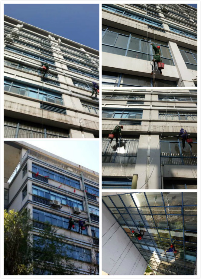 外墻清洗高空作業(yè)